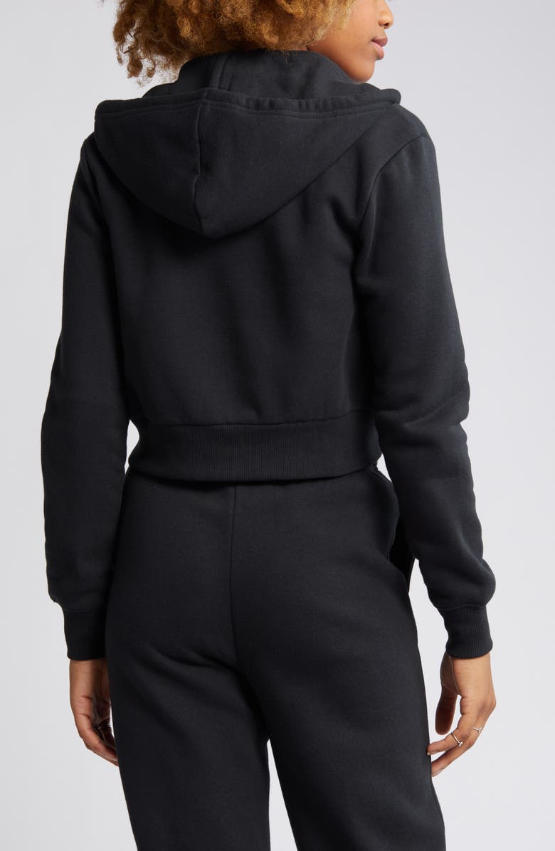 BP. Crop Cotton Blend Zip-Up Hoodie, Main, color, 