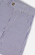 Deux par Deux Little Boy's Slant Pocket Bermuda Shorts Royal Blue Striped