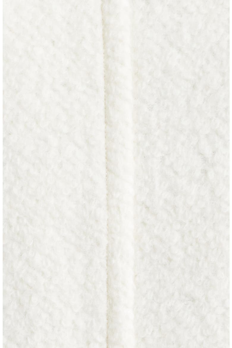 Inset Waist Bouclé Coat, Alternate, color, MODERN IVORY