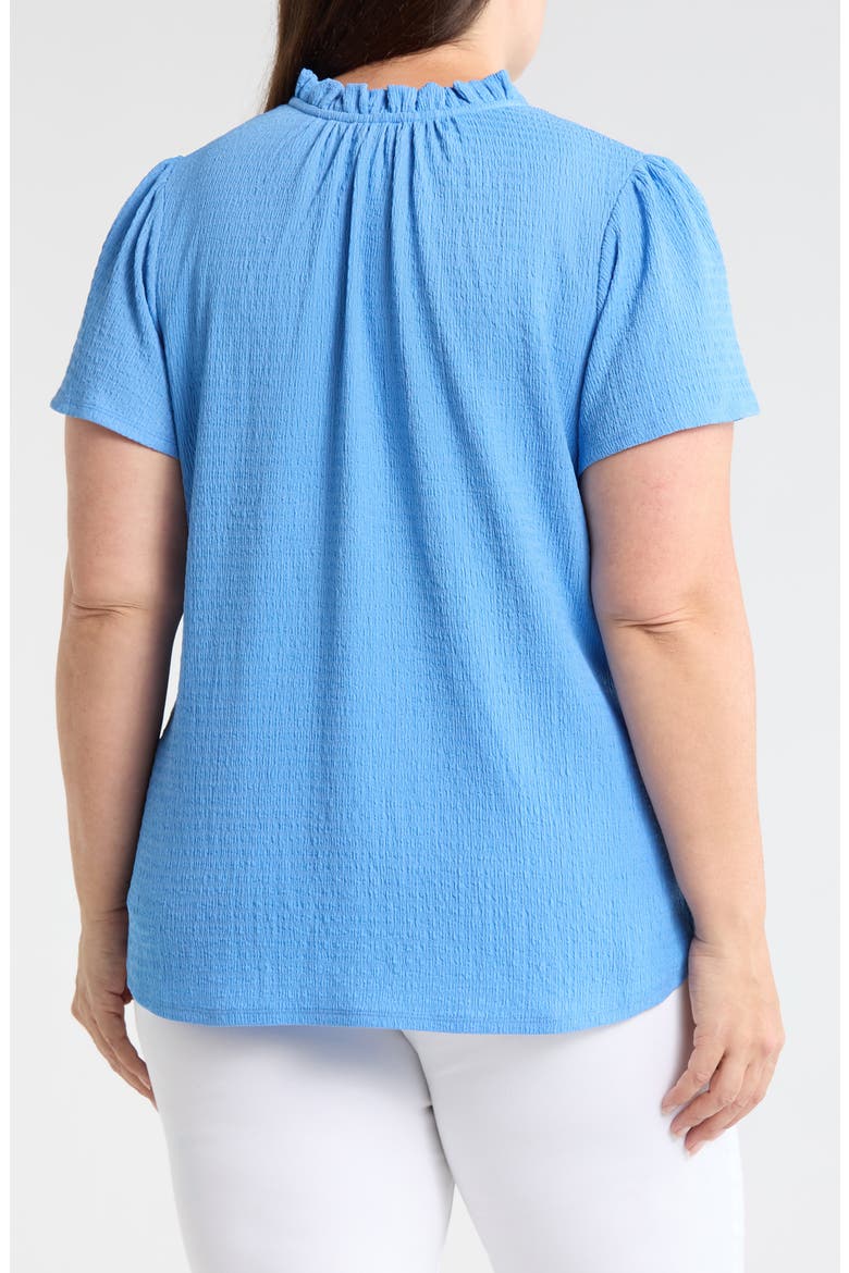 Flutter Sleeve Tee, Alternate, color, BLUE HORIZON