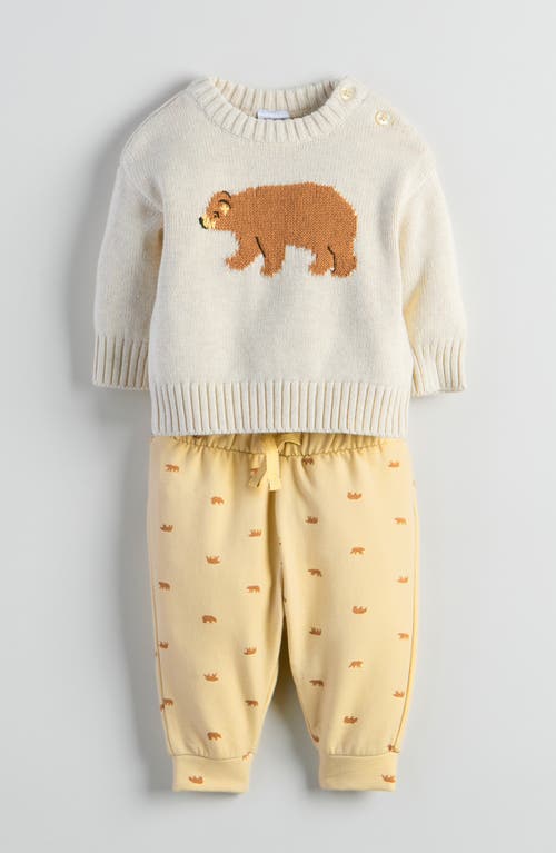 Nordstrom Babies'  Cozy Motif Sweater & Joggers Set In Multi