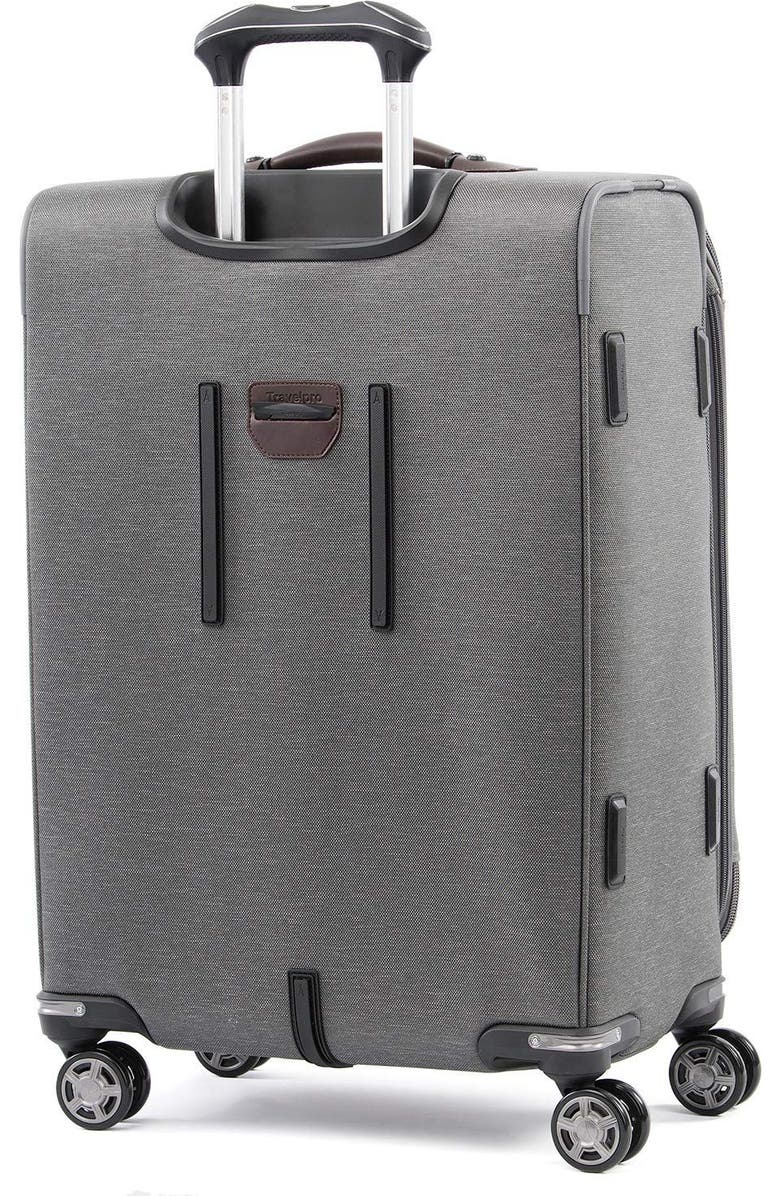 TRAVELPRO Platinum Elite Softside Expandable 2-Piece Set (21/25) Spinner Luggage Set, Alternate, color, Vintage Grey