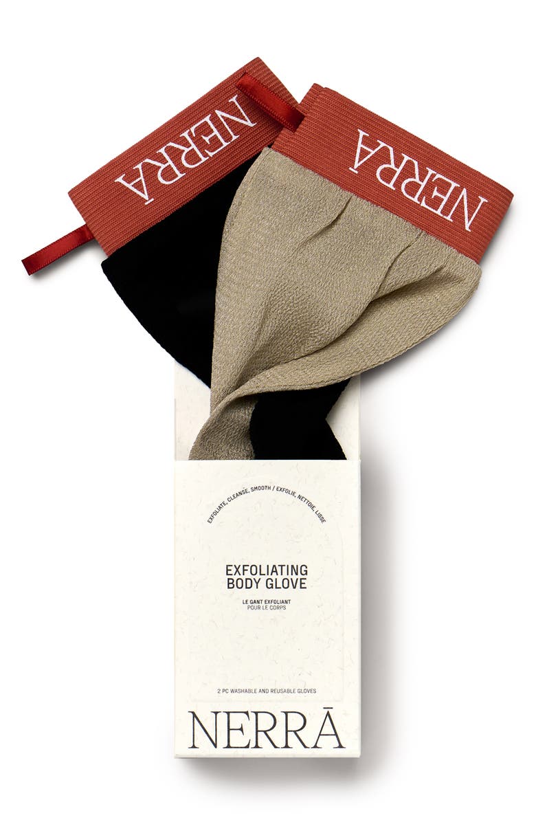 NERRĀ Exfoliating Body Glove Set (Nordstrom Exclusive) $28 Value, Alternate, color, 