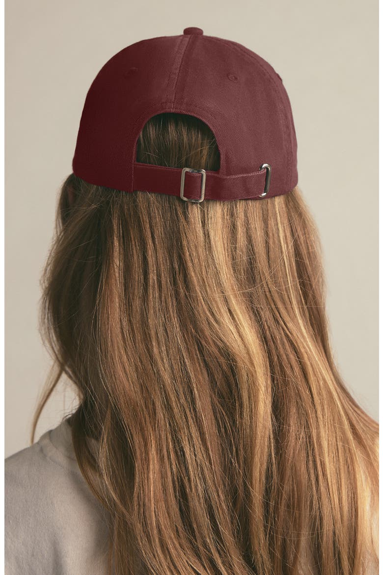 Classic Logo Cotton Twill Baseball Cap, Alternate, color, SANGRIA NIGHTS