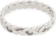 COACH Crystal Braided Hinge Bracelet