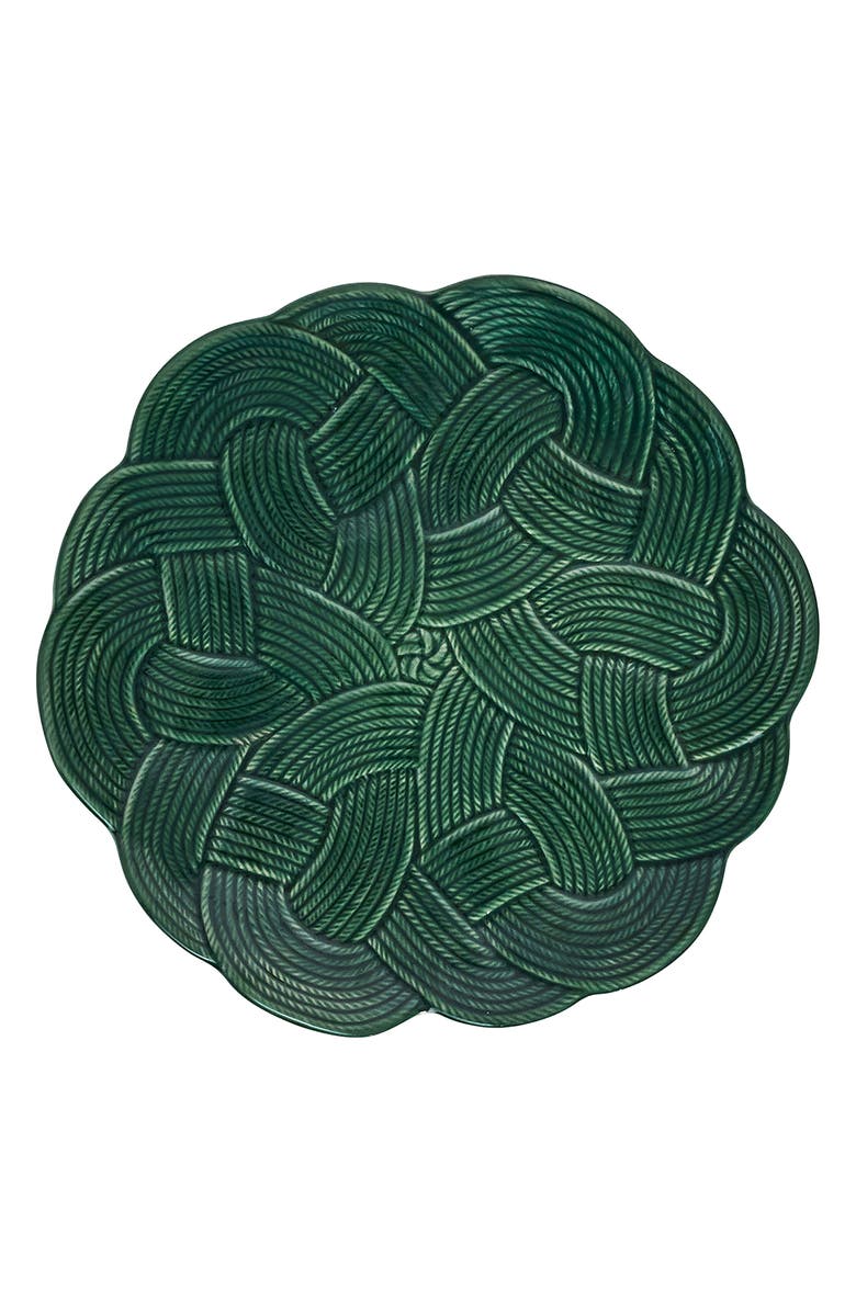 Juliska Le Panier Mystic Knot Charger Plate, Main, color, Basil