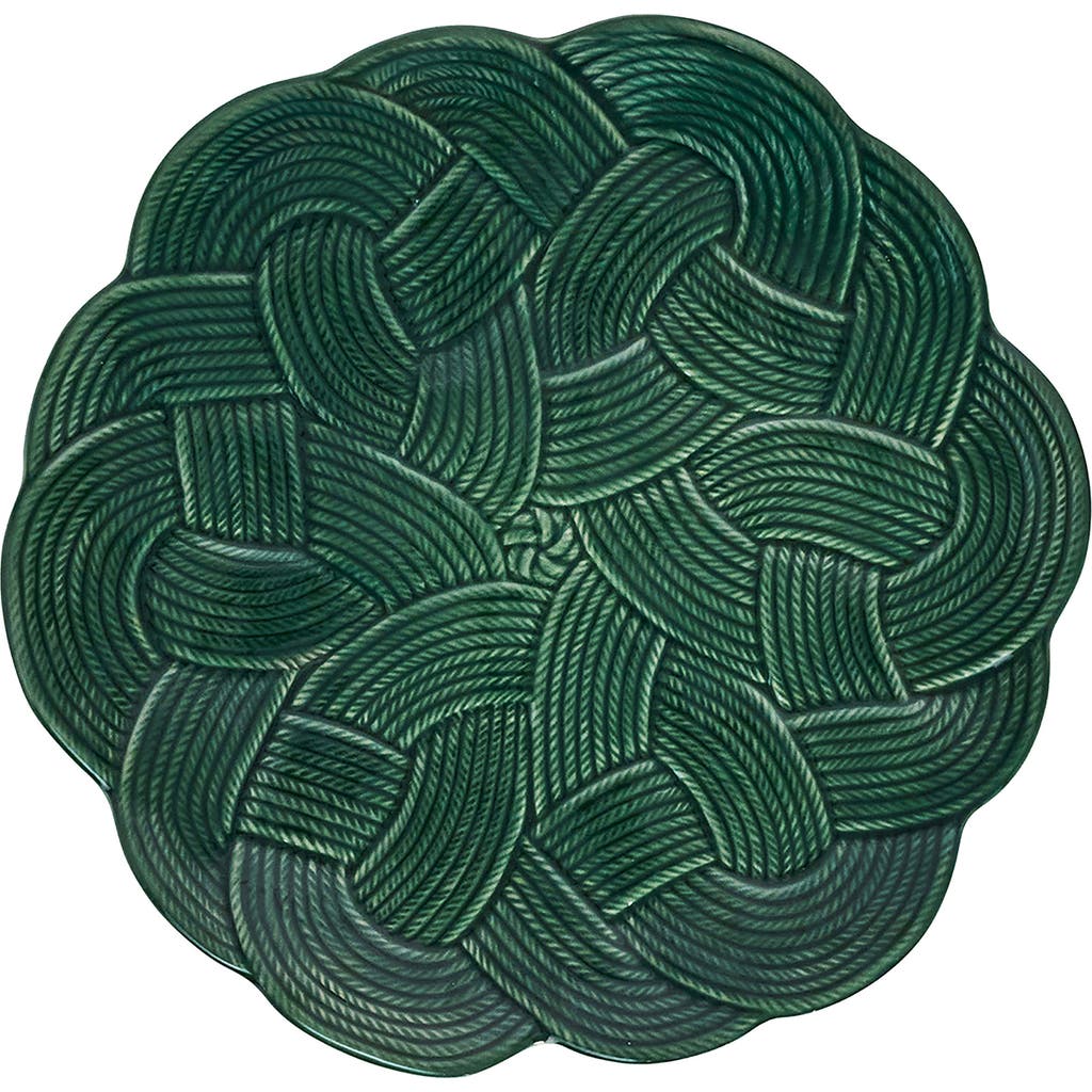 Juliska Le Panier Mystic Knot Charger Plate In Green