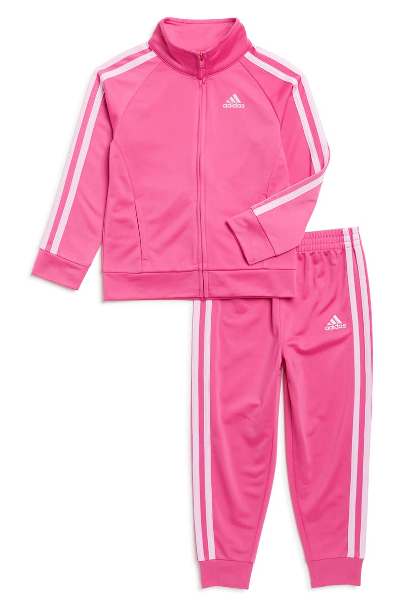 adidas Kids' Classic 3-Stripe Tricot Track Jacket & Joggers Set, Main, color,