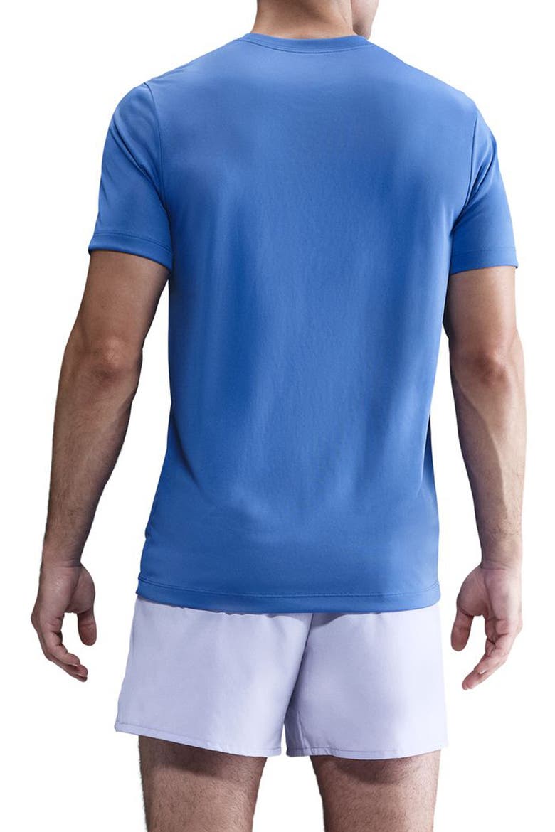 Dri-FIT Legend T-Shirt, Alternate, color, 411 COMET BLUE/MATTE SILVER