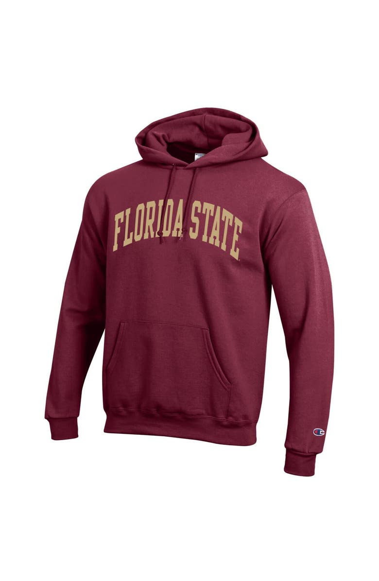 Champion Men's Champion  Garnet Florida State Seminoles Basic Arch Fleece Pullover Hoodie, Alternate, color, 