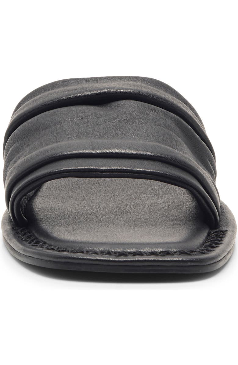 Free People Evelyn Slide Sandal, Alternate, color, Black Tide Leather