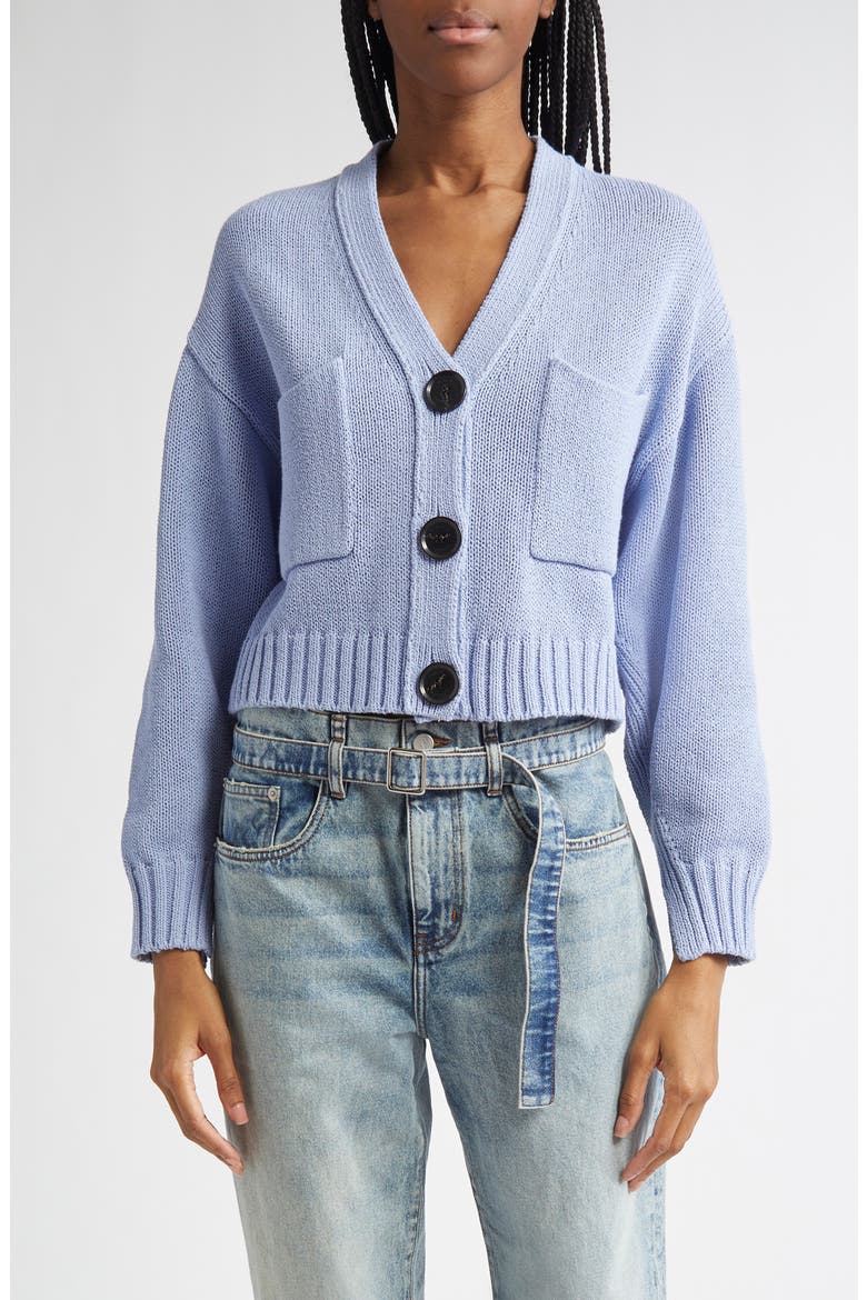 Sofia Oversize Crop Cardigan, Main, color, PALE BLUE