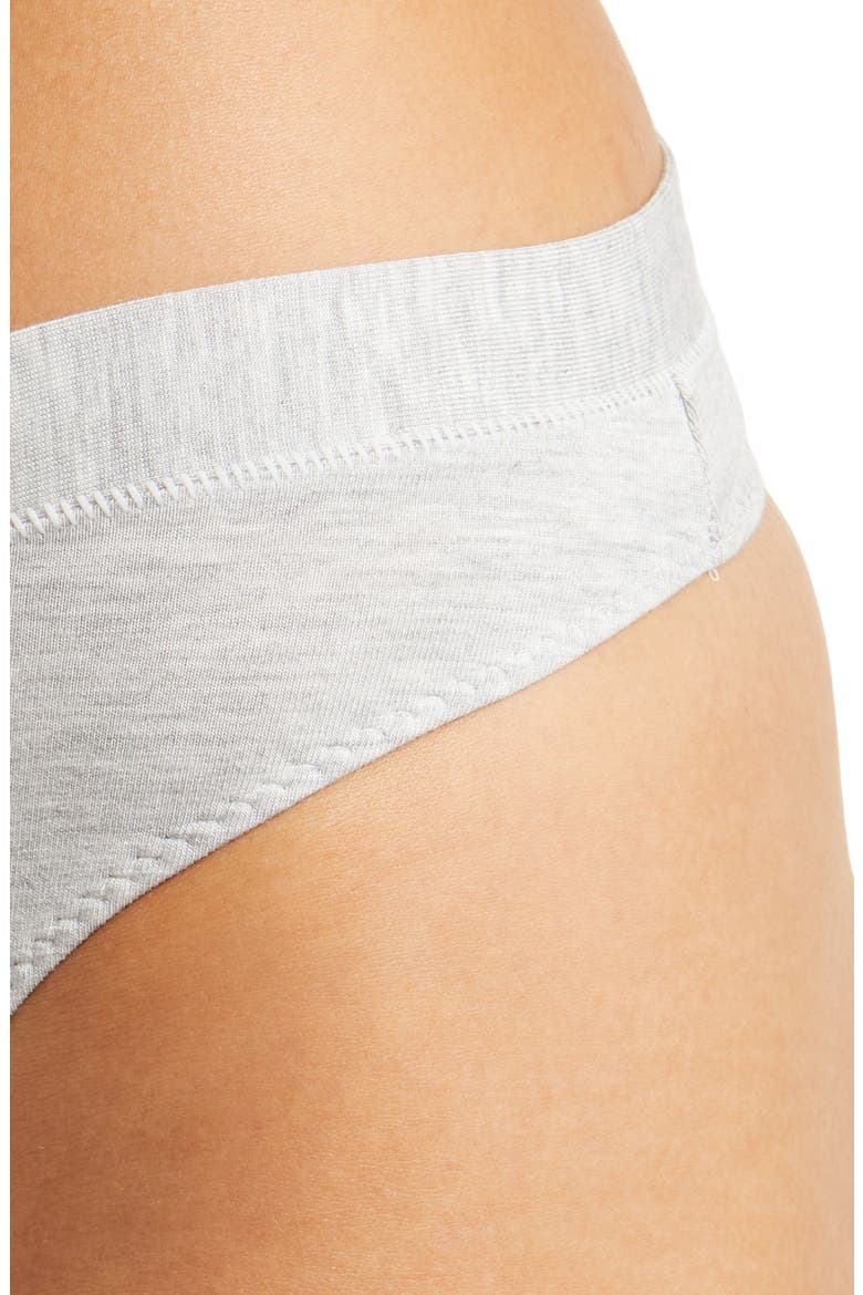 FeelFree Thong, Alternate, color, HEATHER GREY
