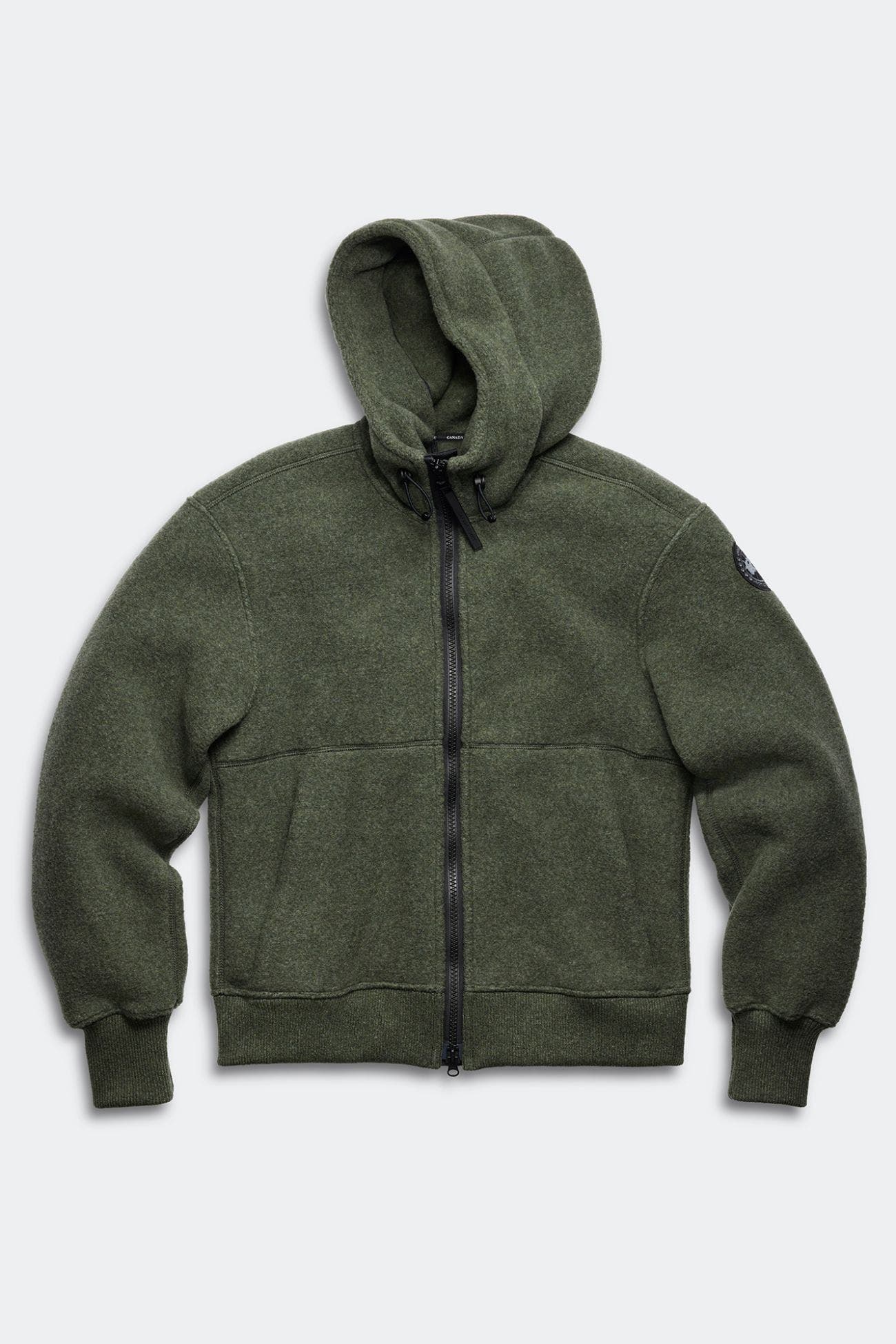 Canada Goose Chilliwack Fleece Bomber Black Label In Green