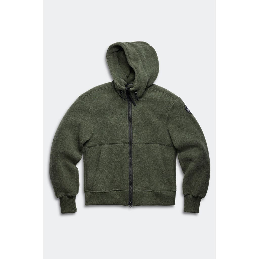 Canada Goose Chilliwack Fleece Bomber Black Label In Green