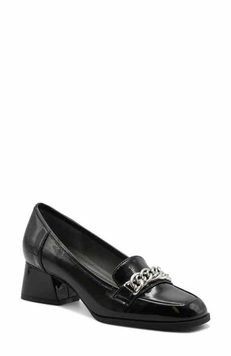 Adrienne Vittadini Breeze Chain Loafer Pump