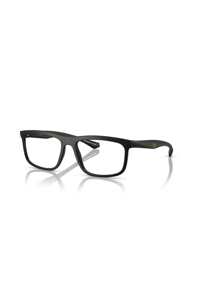 53mm Square optical glasses, Main, color, Black