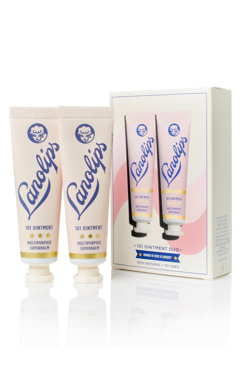 Lanolips The Original 101 Ointment Multipurpose Superbalm Duo, Main, color, 
