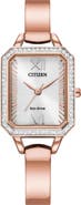 Citizen Crystal Eco-Drive Bracelet Watch, 40mm x 7mm
