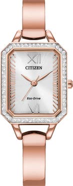 Citizen Crystal Eco-Drive Bracelet Watch, 40mm x 7mm