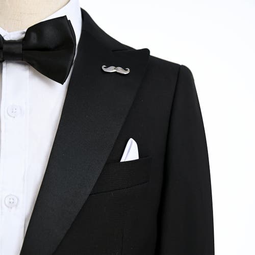 Moustache Shawl Lapel Suit In Green