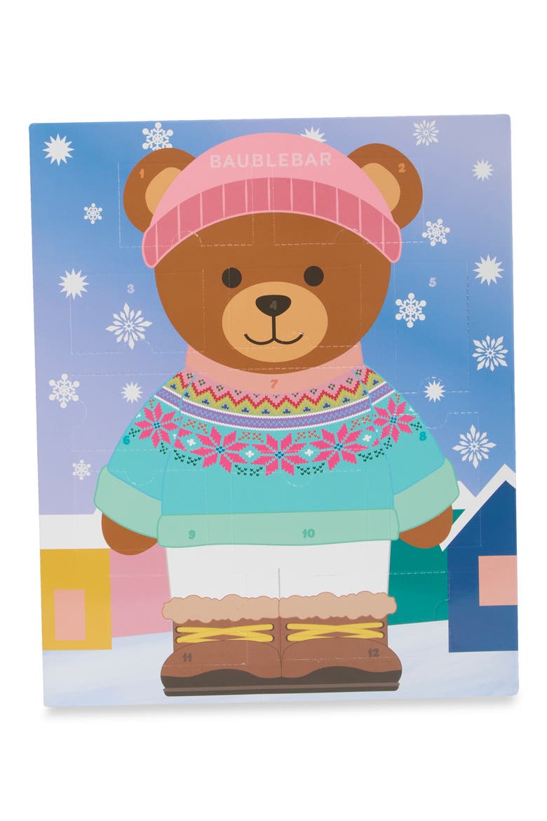 12-Piece Holiday Bear Ornament Set, Alternate, color, MULTI