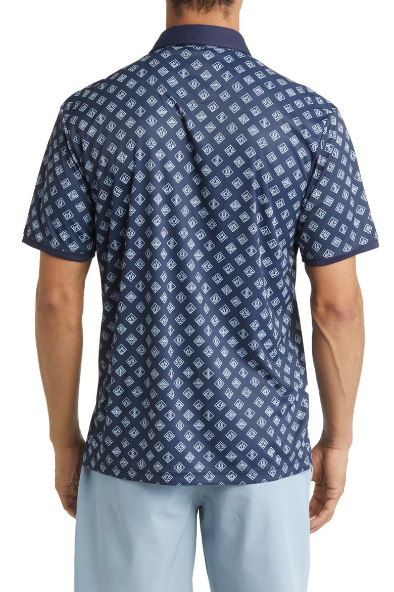 Jackson Geo Pattern Golf Polo, Alternate, color, NAVY-SKY