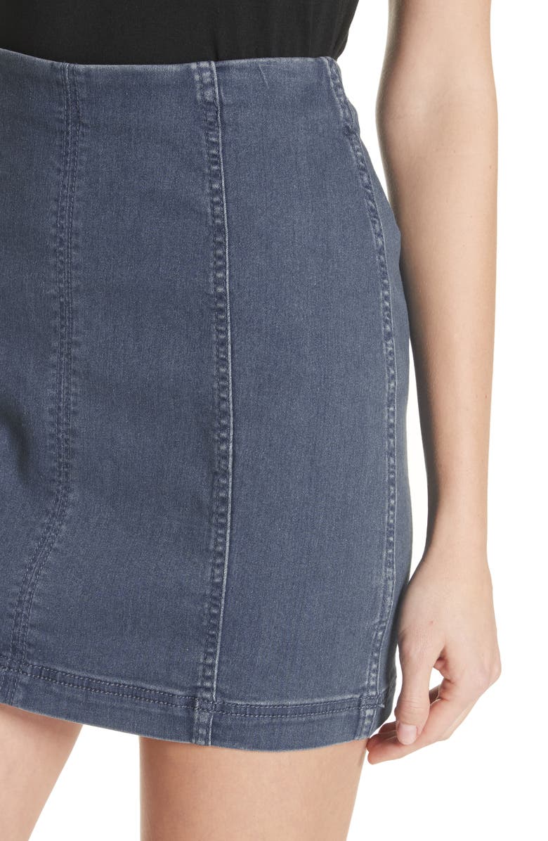 Free People We the Free by Free People Modern Denim Miniskirt, Alternate, color,
