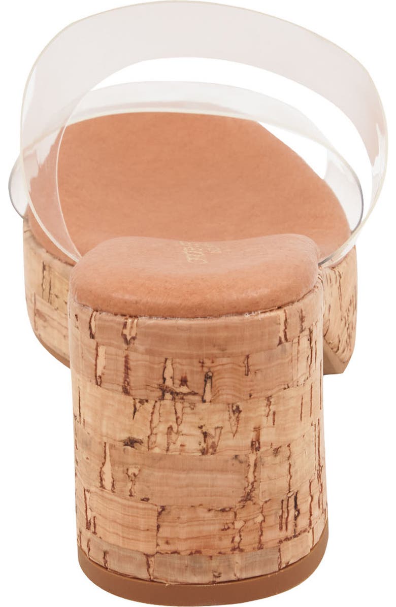 André Assous Cairo Platform Sandal, Alternate, color, Clear