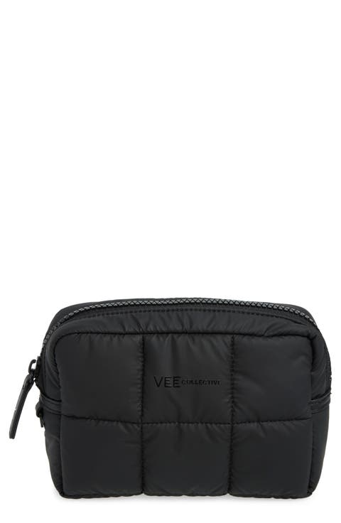Medium Porter Quilted Cosmetics Pouch