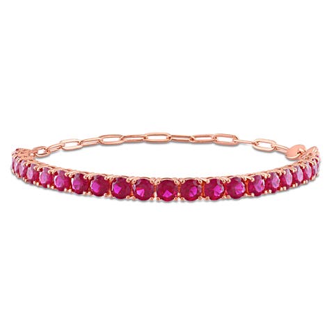 Colored Cubic Zirconia Tennis Bracelet