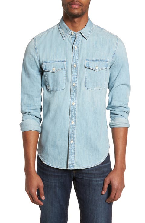 Benning Slim Fit Denim Sport Shirt