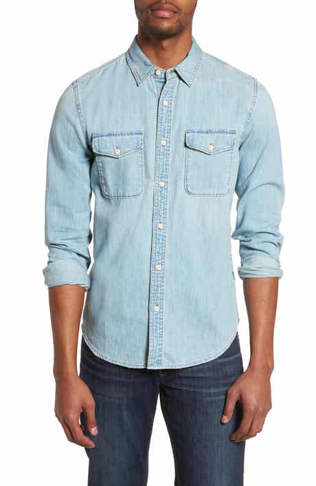 AG Benning Slim Fit Denim Sport Shirt
