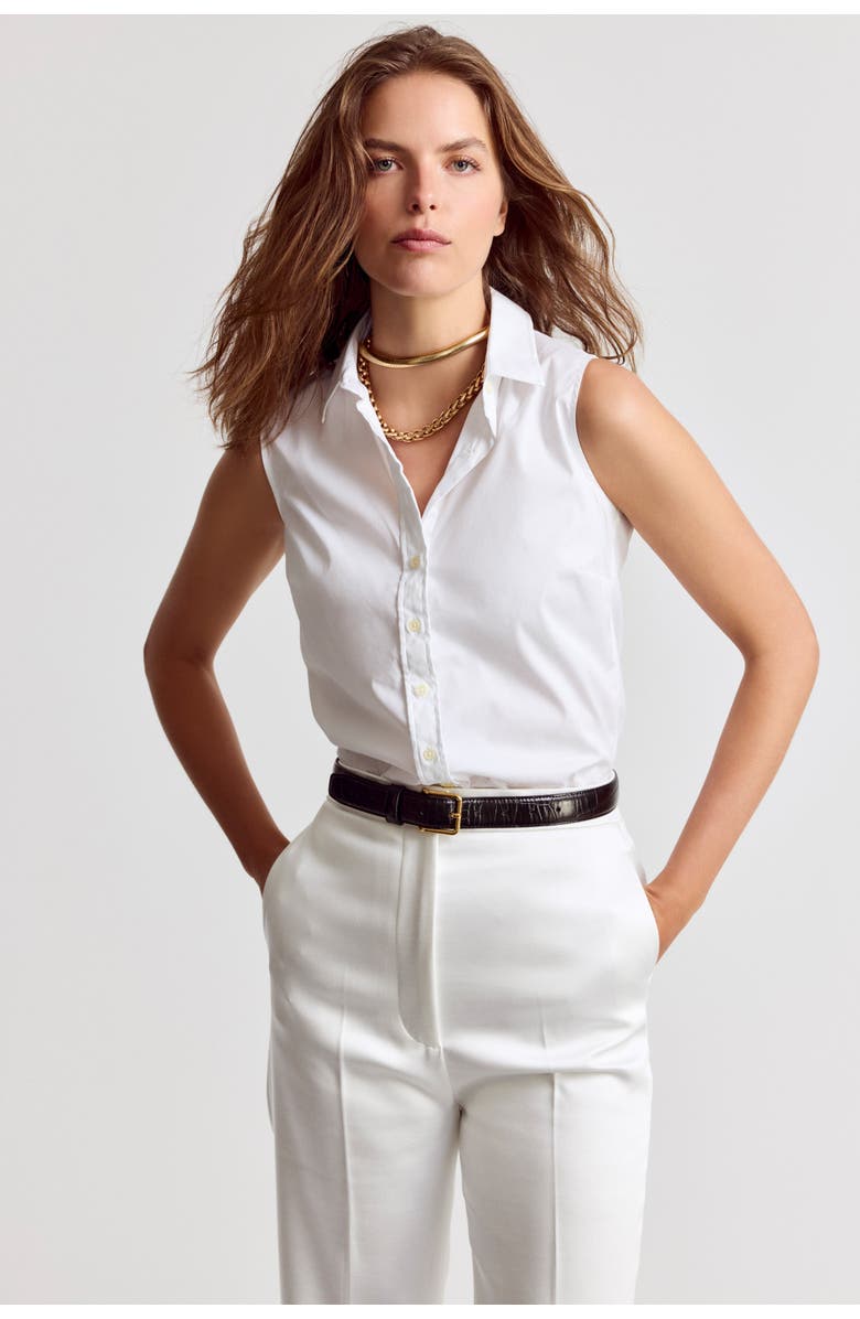 The Shirt by Rochelle Behrens The Sleeveless Shirt, Main, color, White
