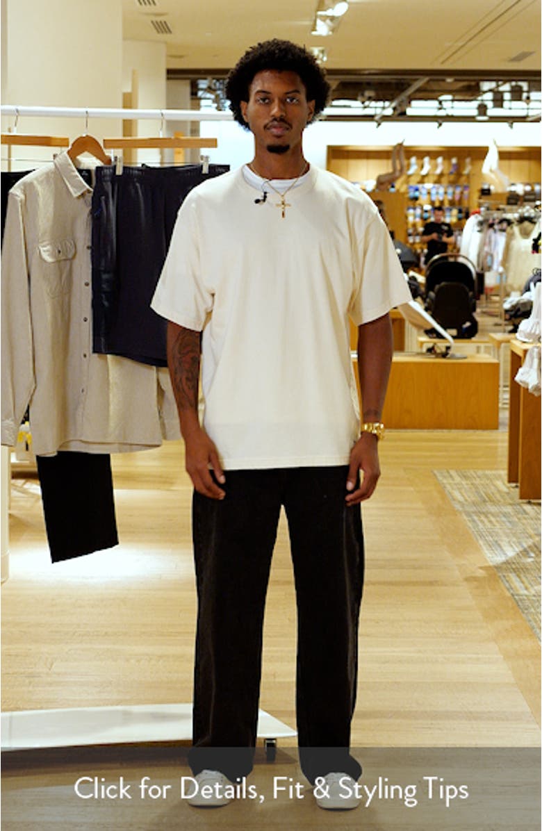 Oversize Heavyweight Cotton T-Shirt, sales video thumbnail