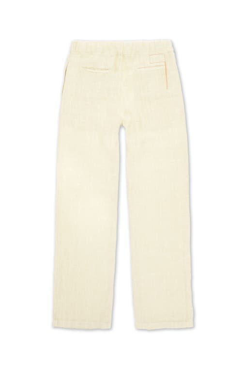 Fortela Jaleh Drawstring Linen Trousers In White