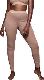 SKIMS Stretch Cotton Rib Leggings