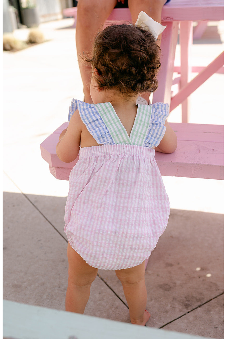 Sadie Bubble, Alternate, color, Pink Candy Stripe