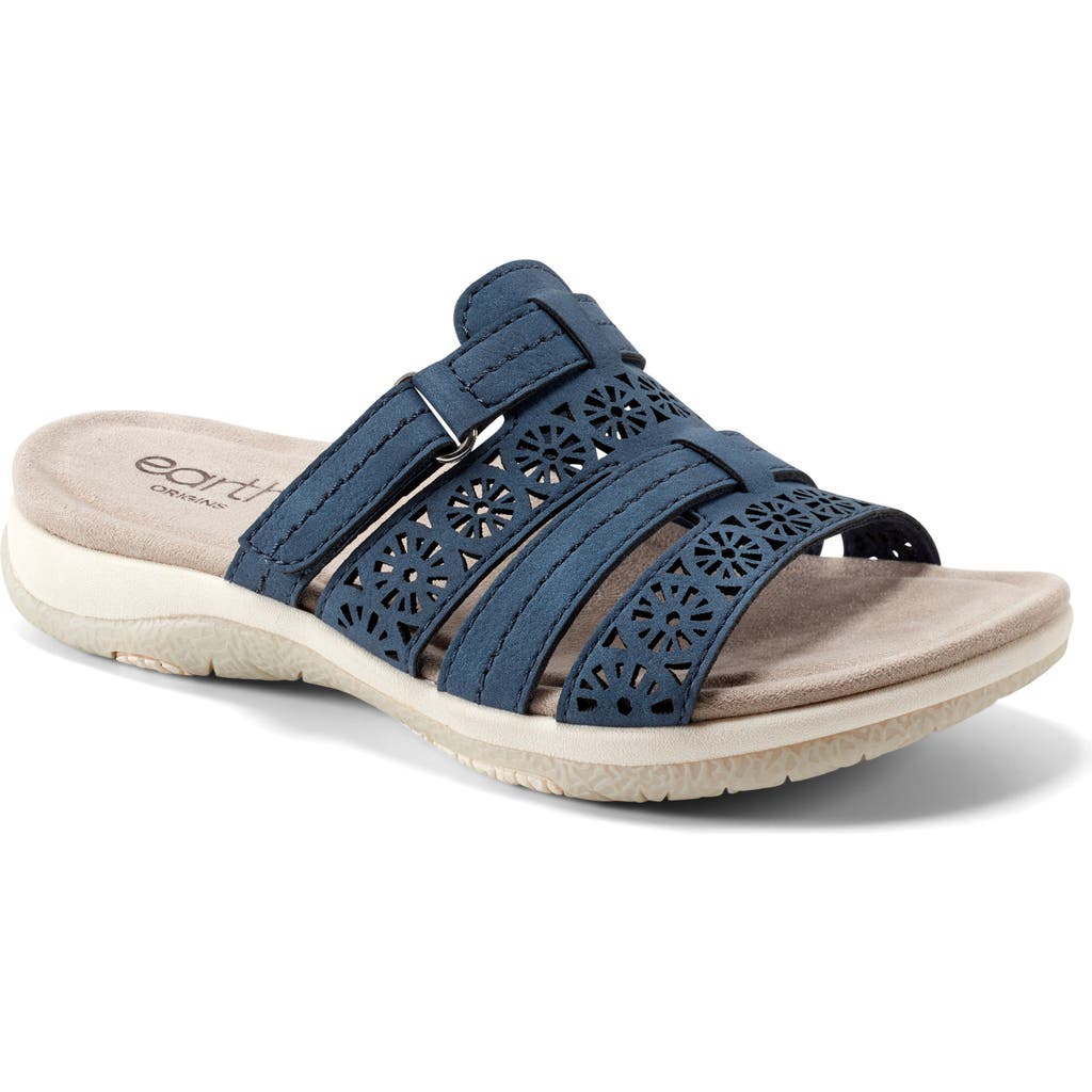Earth Women's Sinci Fisherman Flat Slip-on Sandals In Dark Blue