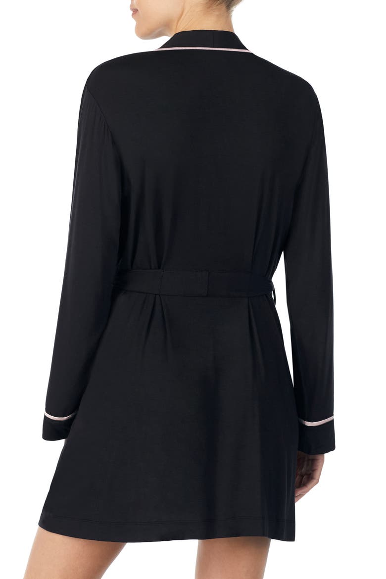 jersey short robe, Alternate, color, BLACK