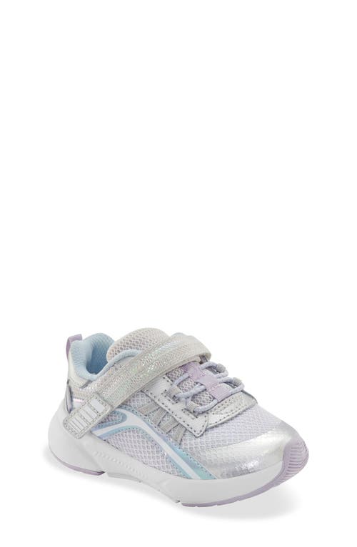 Stride Rite Kids' Made2play® Journey 3.0 Sneaker In Silver Sparkle
