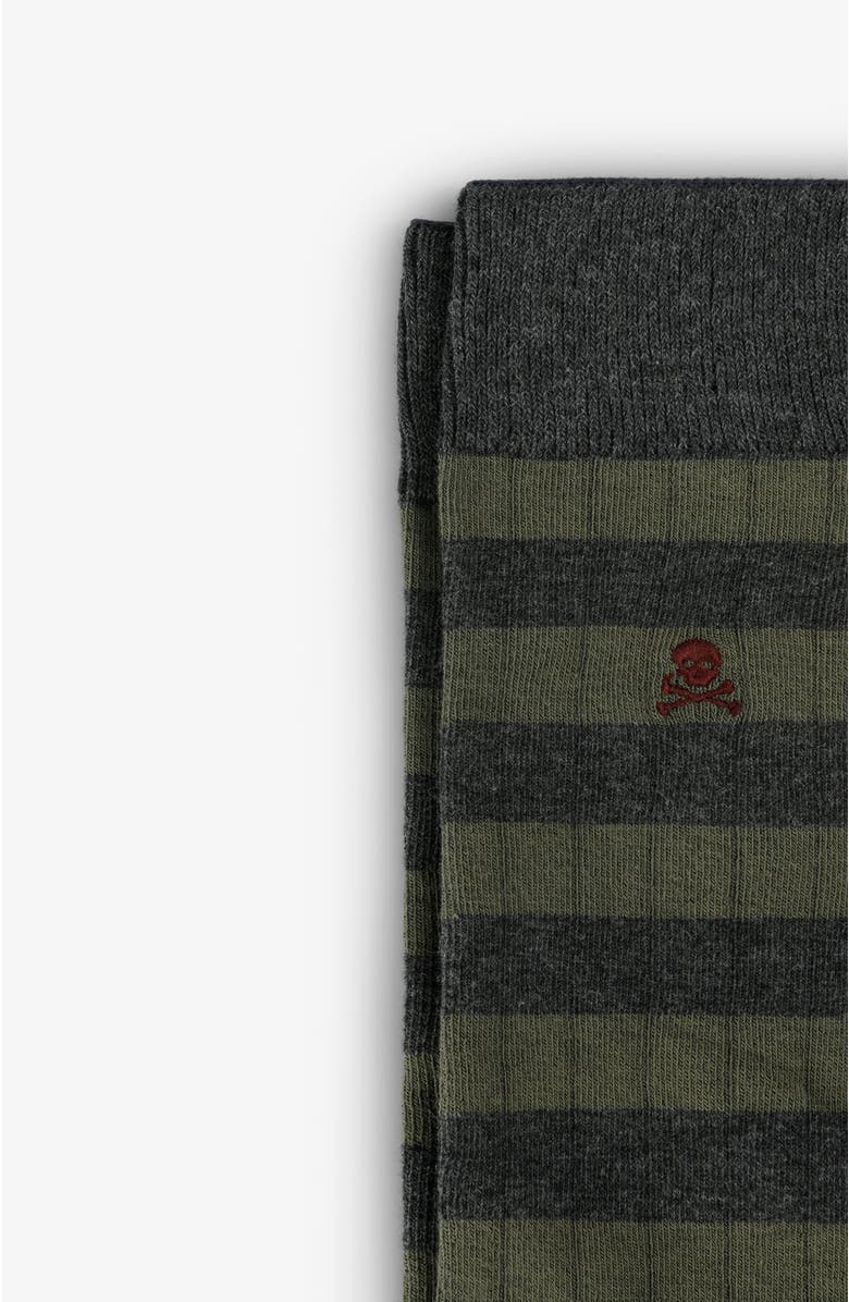 Scalpers Stripes L Socks, Alternate, color, Grey