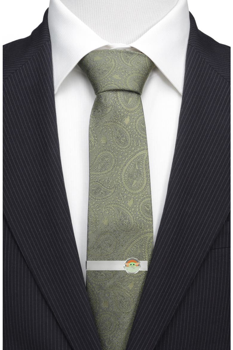 The Child Tie Bar, Alternate, color, GREEN
