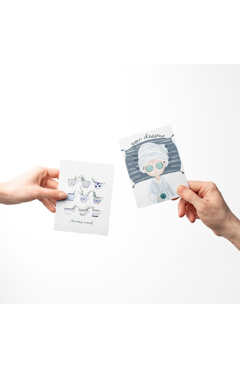 Ramus & Co Everyday Greeting Card Pack (3ct) "Tea, Peonies, Spa", Alternate, color, Multi-Pack