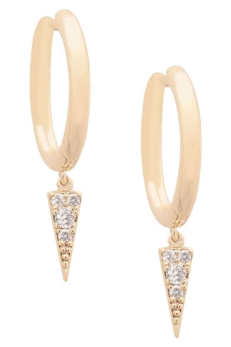 Harlem Hoop Earrings, Main, color, GOLD