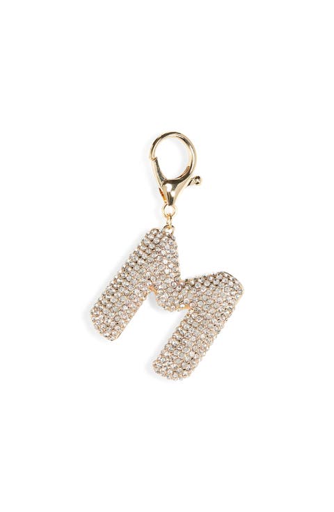 Pavé Initial Bag Charm