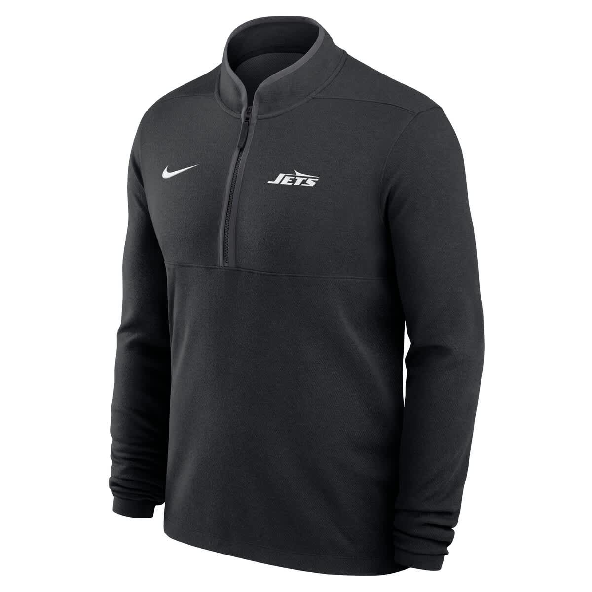 Men's Nike Black New York Jets Lightweight Victory Dri-FIT Half-Zip Pullover - image 2