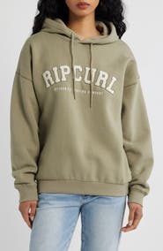 Rip Curl Varsity Logo Graphic Hoodie