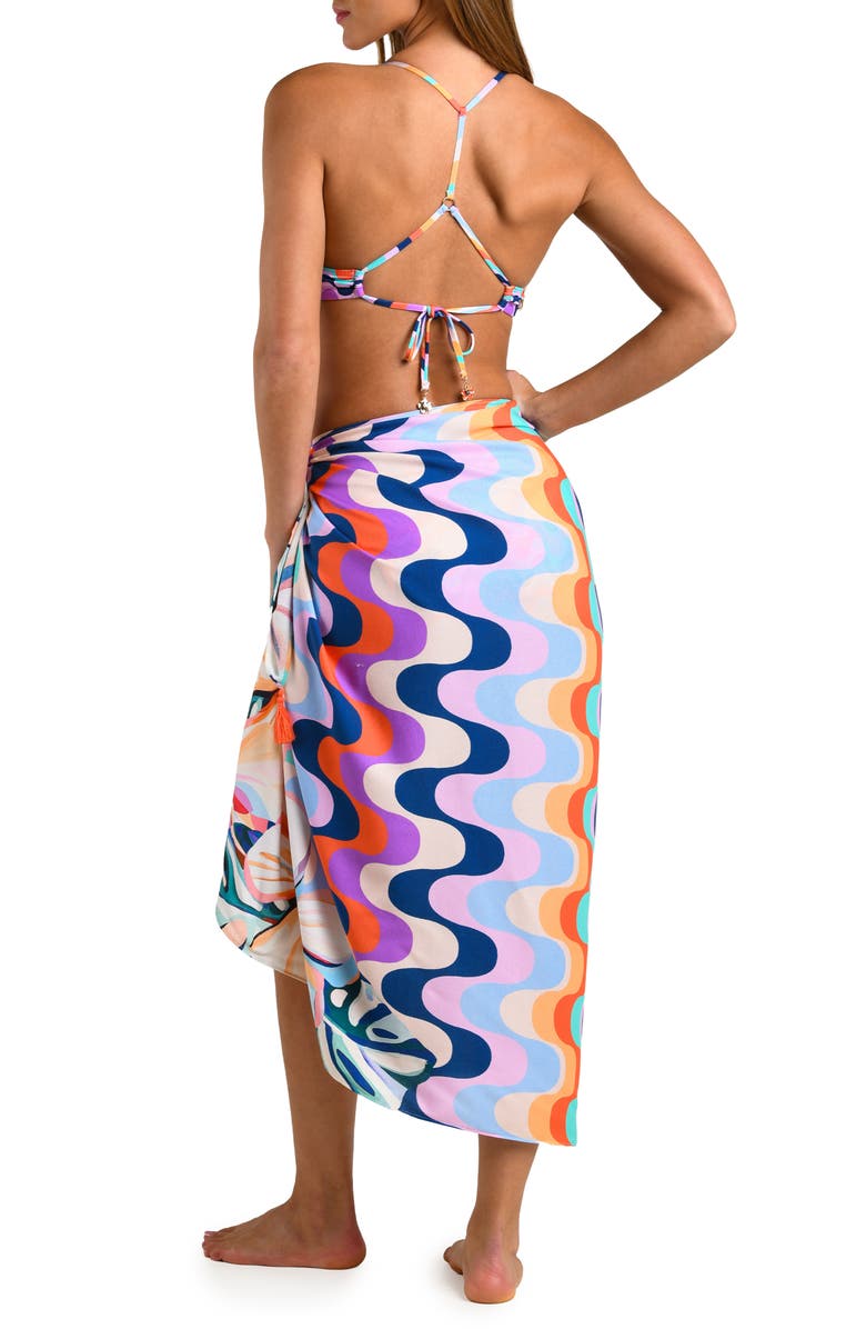 Sunshine 79 Untamed Tropics Cover-Up Sarong, Alternate, color, 