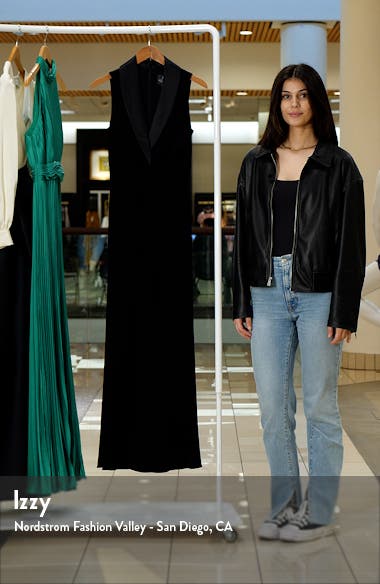 【海外限定】AdriannaPapell ドレス☆Jersey Tuxedo Maxi Dress, Adrianna Papell Women's Jersey Twist Tuxedo Gown, Black, 18
